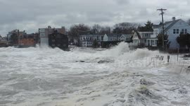 High Tide Marblehead Massachusetts Bombogenesis Storm 2018