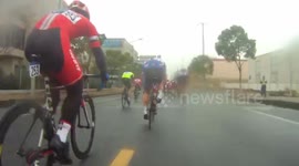 deadly cycling crash 20180303 Hero's criterium Shanghai