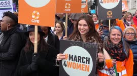 Sophie Ellis-Bextor and Natalie Imbruglia join thousands on Women's March