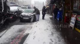 Snow balls in peckham london