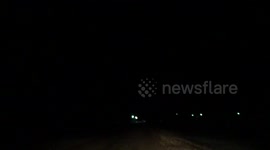 Thunder and lightning in Minnesota during winter