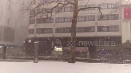 Heavy Snow in Central London