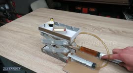Hydraulic Elevator of Cardboard
