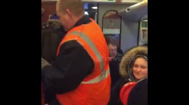 #stuckonatrain stuck on a train stranded near Christchurch uk train stuck in icy conditions near Sway Dorset