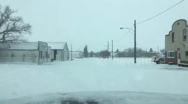 Snowstorm buries rural Canadian town