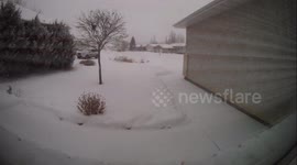 Canadian Snowstorm Timelapse