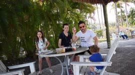 Rough waves on Glass Bottom Boat Tour