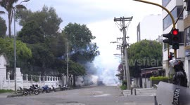 Riots in Pedagogica National University in Bogotá