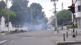 Riots in Pedagogica National University in Bogotá