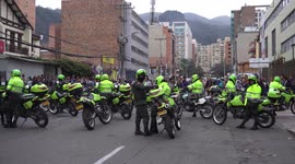 Riots in Pedagogica National University in Bogotá