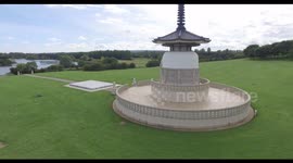 Peace Pagoda at Willen Lake Milton Keynes