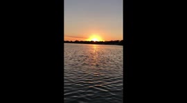 Stunning Sunset in Lake Orienta