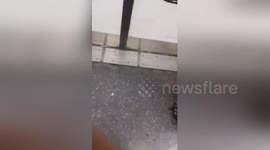 Newsflare Edit - a man smoking on the tube