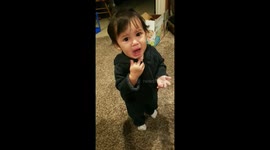 Just give me it mom! I'll do it myself!