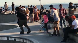 Wait for it: miniature skater girl lands insane trick