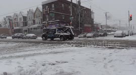 Second nor’easter in a week brings heavy snow to Philadelphia
