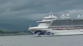 Caribbean Princess Cruise in Gourock, Scotland