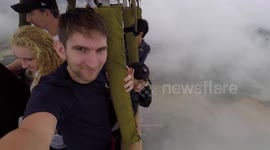 DRONE CRASH - UAV CRASHES INTO A HOT AIR BALLOON
