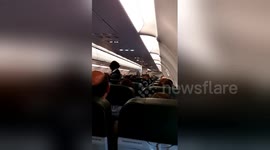 Newsflare Edit - Funny Frontier Flight Attendant Orlando to DC