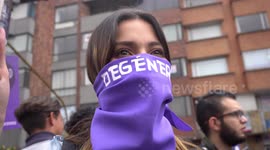 International Women's Day march in Bogotá