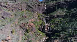 Barranco de La Manta Los Azulejos/ Waterfalls in Gran Canaria (1080 p)