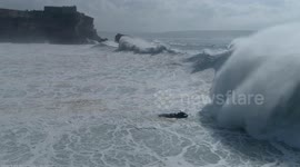 Drone footage captures jetski wipeout (Viral #02 -Wait for it- Version)