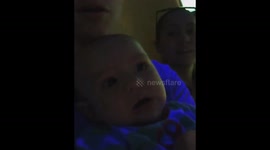 Baby TERRIFIED of Winne the Pooh Ride!!