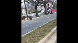 Fire truck accident killed a person while responding to a call in DC