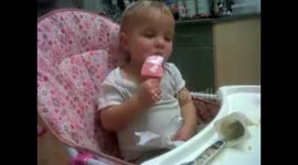 Can't put the ice lolly down