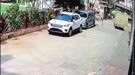 Baby accident with Car