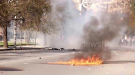 Anarchist rally turns parts of Greek city into war zone