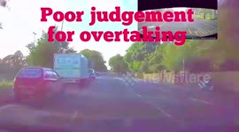 Poor overtaking judgment causing accident to learner driver