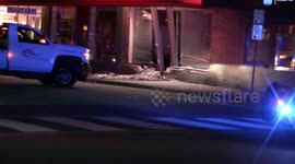 Car Smashes into Restaurant in North Vancouver