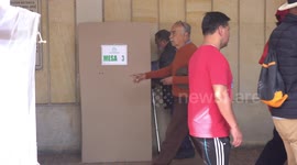 Colombian People votes in congressional elections