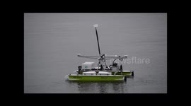 Robot vessel hunting for bombs in London's Royal Docks?