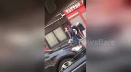 Youths seen fighting after Old Firm derby