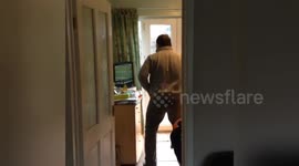 Dad caught impersonating jockey while watching Cheltenham races