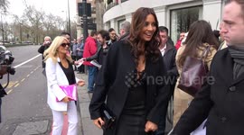 Melanie Sykes refuses to autograph underwear shots at TRIC awards in London