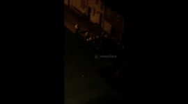 Police and Football Fans in Brighton, Uk