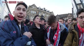 Sevilla fans take over Manchester