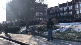 Students walk out in silence for National Walkout Day to honor slain students