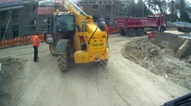 Fight on building site