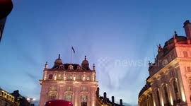 Strange Clouds Seen Over Piccadilly Circus