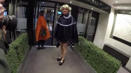Grayson Perry arrives at The Ultimate News Quiz in London