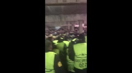 Chelsea fans 'attacked' as Barcelona security strike with batons