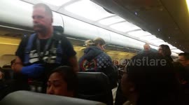 Man has heart attack on plane
