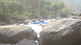 Whitewater rafting on the river Mae Taeng