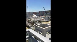 FIU Bridge collapse viewed from the 109 tower @OfficialJoelF https://t.co/B1ZQl4bfOz