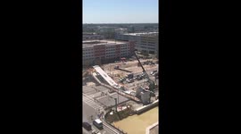 Pedestrian bridge collapsed onto highway FIU