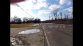 Flooding of the Saginaw and Tittabawasee River Saginaw Township South Saginaw County MI 2-25-18